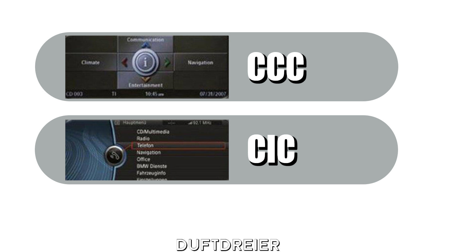 BMW Betriebssystem Vergleich CCC & CIC