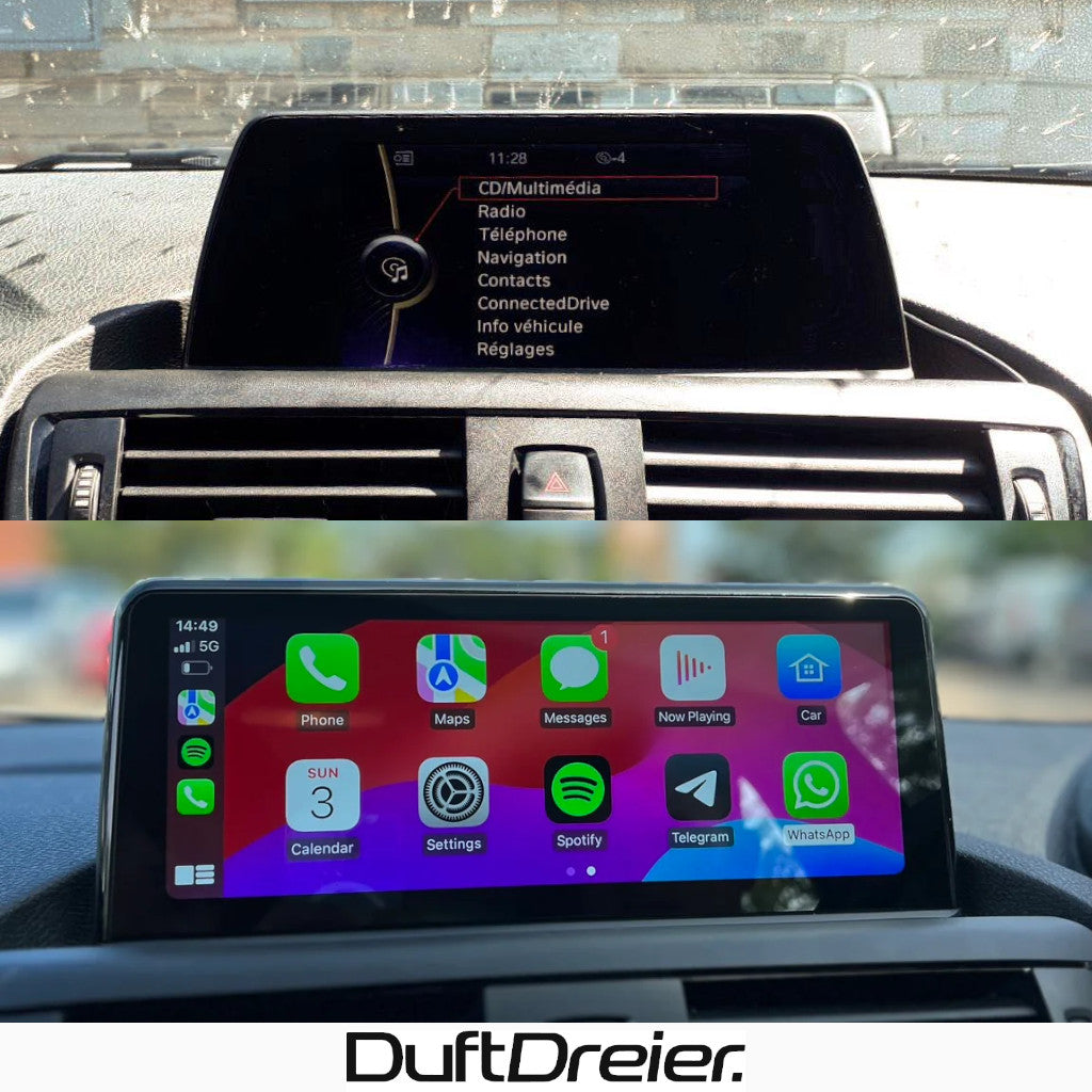 B-Ware Android Navi für Apple Carplay & Android Auto passend für BMW 1er F20 F21 2er F22 F23