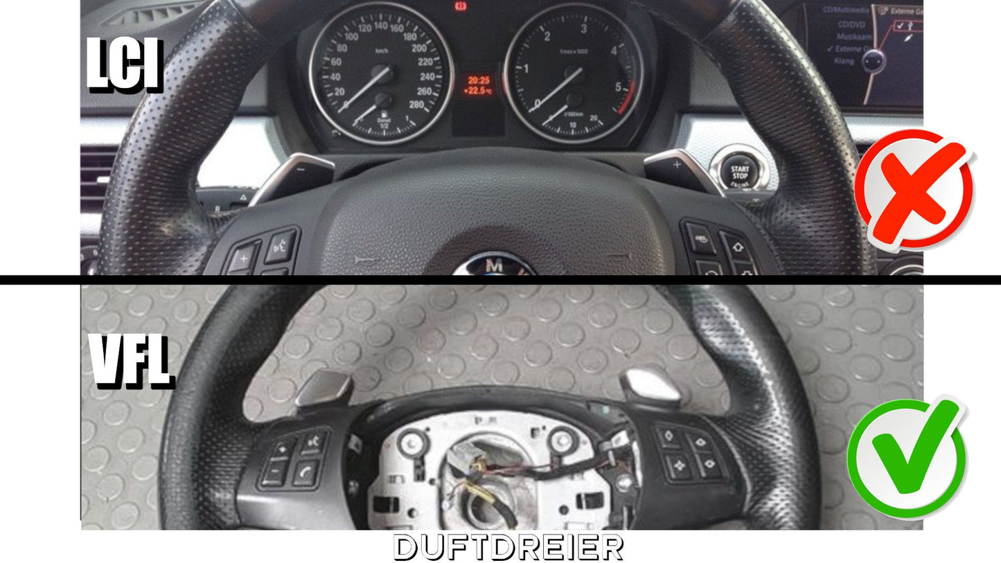 Carbon Schaltwippen (passend für BMW E90/E91/E92/E93) - DuftDreier