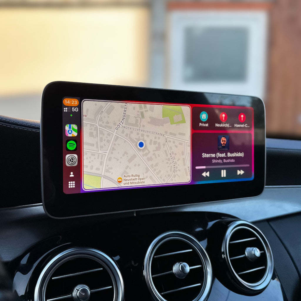 Apple Carplay & Android Auto für Mercedes Benz W205 C-Klasse