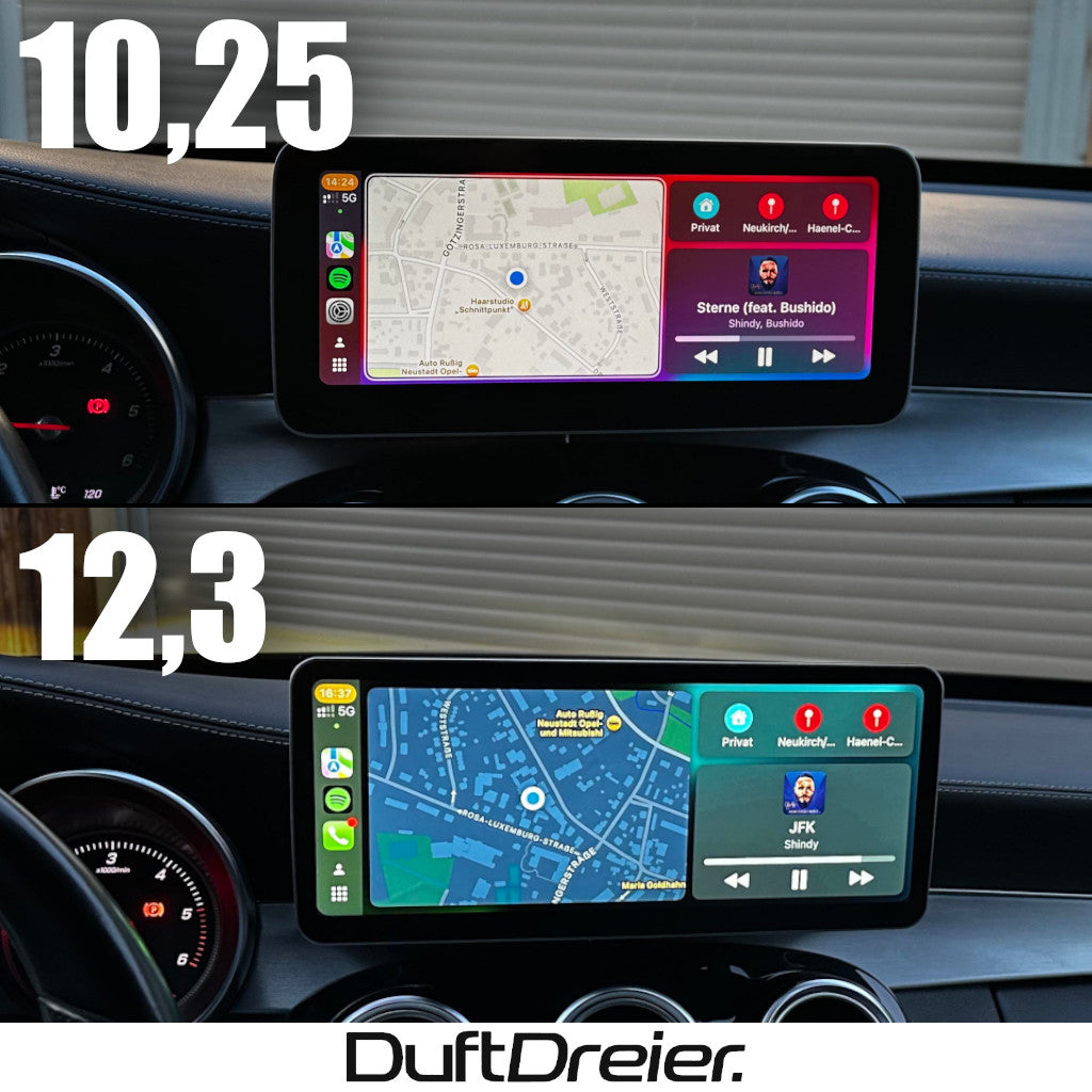 Apple Carplay & Android Auto für Mercedes Benz W205 C-Klasse