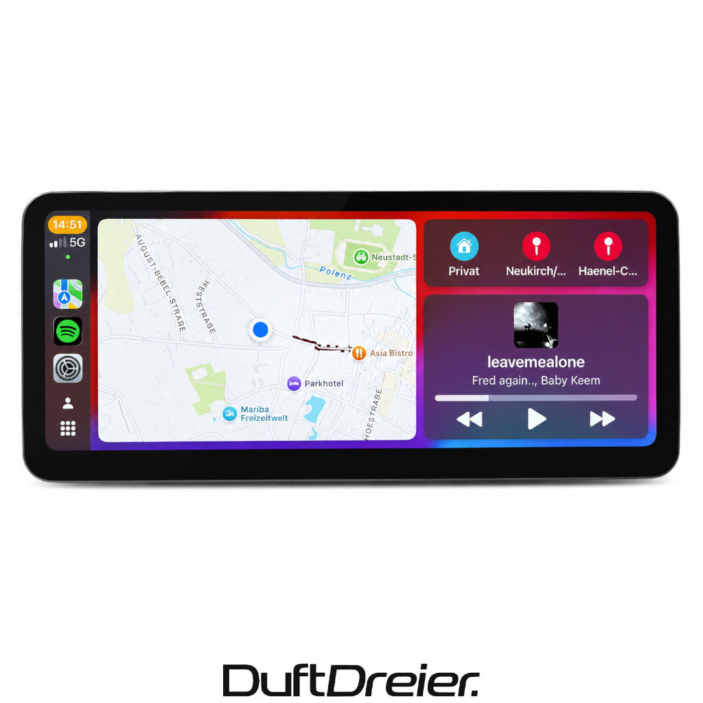 Apple Carplay & Android Auto für Mercedes Benz W205 C-Klasse