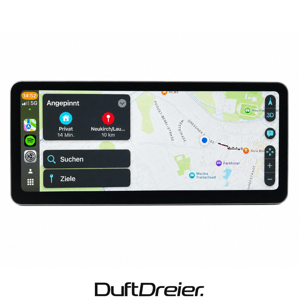 Apple Carplay & Android Auto für Mercedes Benz W205 C-Klasse