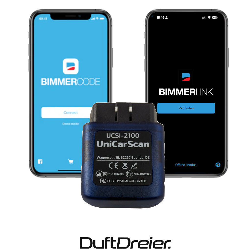 Drahtloser OBD-2 Adapter perfekt für Bimmerlink & Bimmercode