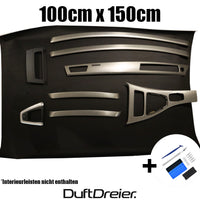 Selbstklebende Mikrofaserstoff Folie Set für Auto Innenraum