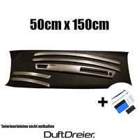 Selbstklebende Mikrofaserstoff Folie Set für Auto Innenraum