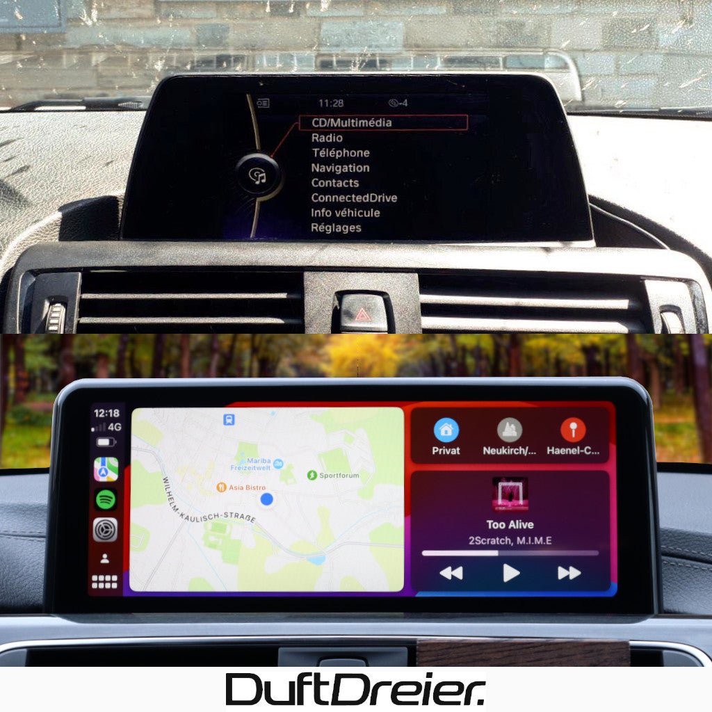 Apple Carplay & Android Auto Radio für BMW F30 F31 F32 F33 F36 bei CIC