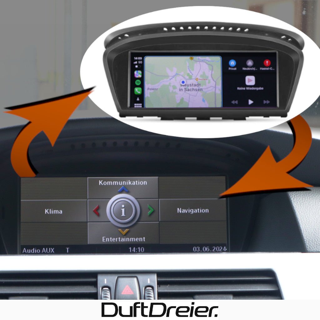 Apple Carplay & Android Auto Radio umschalten in Alt System