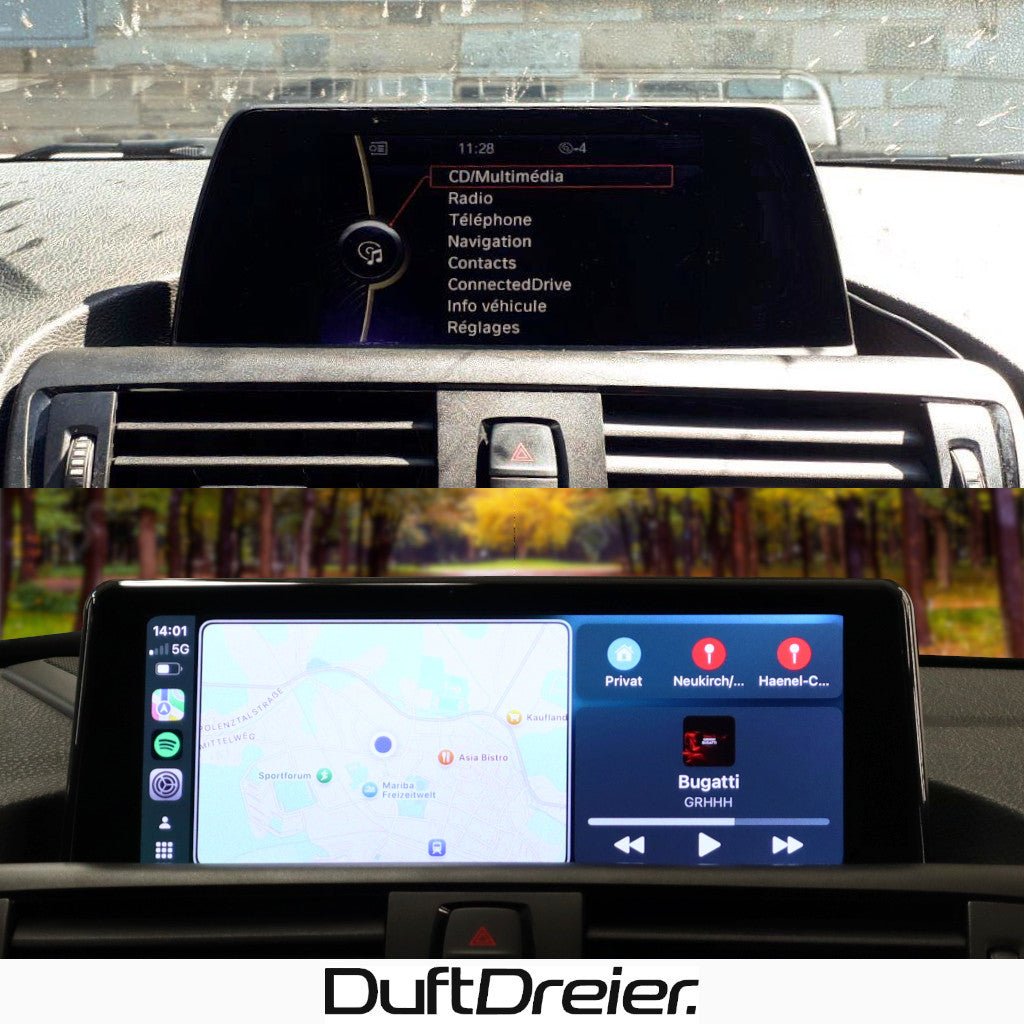 Apple Carplay & Android Auto Radio für BMW F20 F21 F22 F23 bei CIC 8.8 Zoll