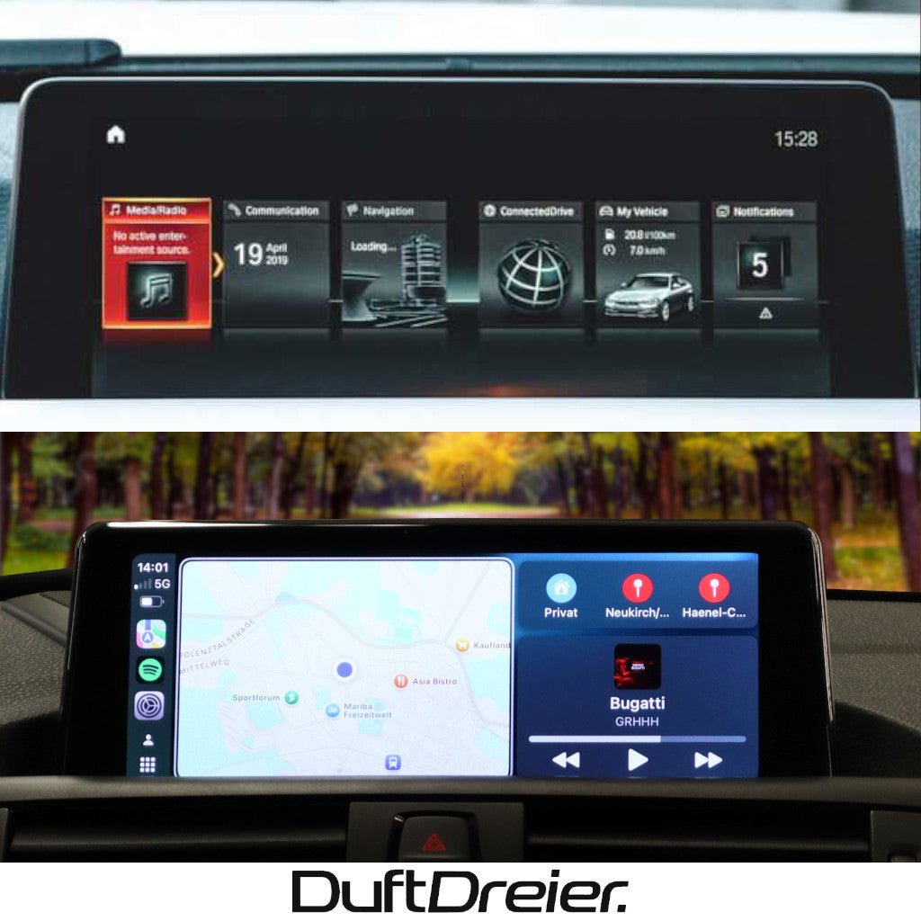 Apple Carplay & Android Auto passend für BMW 1er F20 F21 - DuftDreier