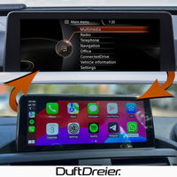 B - Ware Android Navi für Apple Carplay & Android Auto passend für BMW 3er F30 F31 4er F32 F33 F36 M3 F80 M4 F82 - DuftDreier
