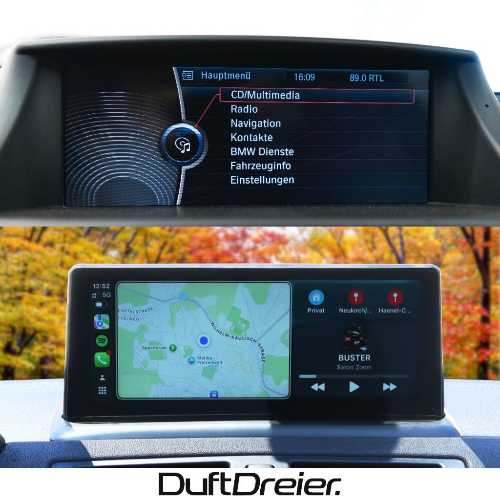 B - Ware Apple Carplay & Android Auto passend für BMW E81/E82/E87/E88 mit CCC/CIC - DuftDreier
