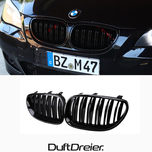 Schwarze Nieren passend für BMW 5er E60 E61
