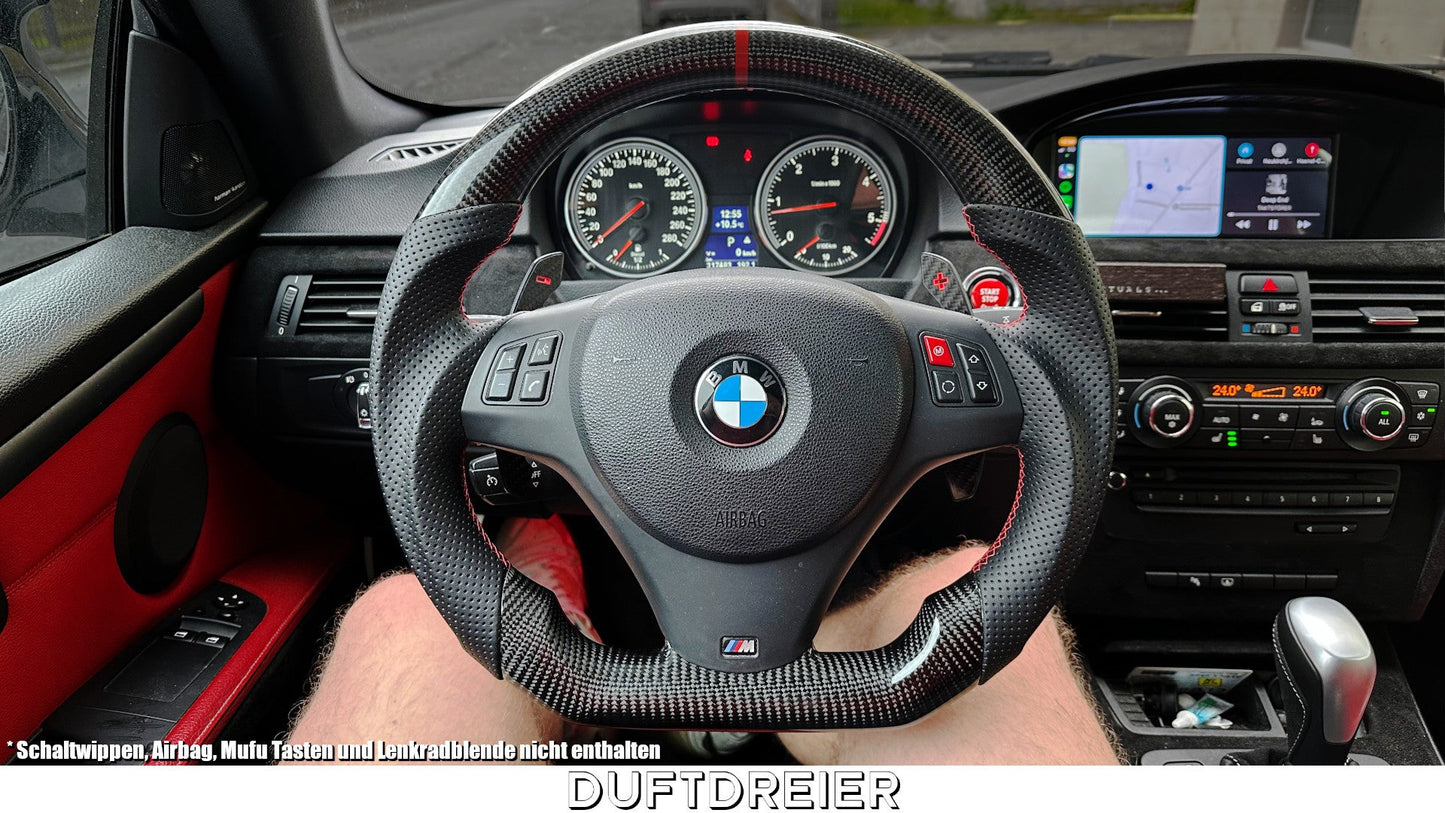 Carbon Lenkrad passend für BMW 3er E90 E91 E92 E93 - DuftDreier