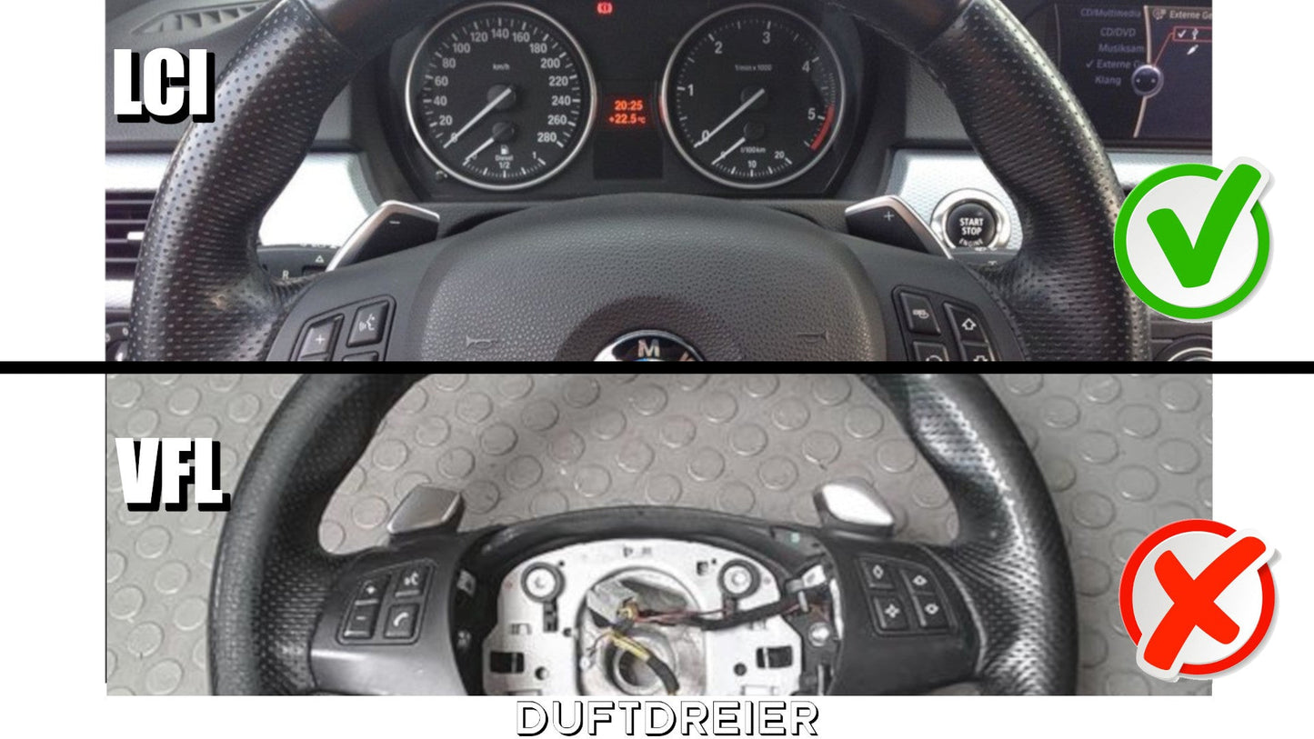 Carbon Schaltwippen passend für BMW E90 E91 E92 E93 LCI - DuftDreier