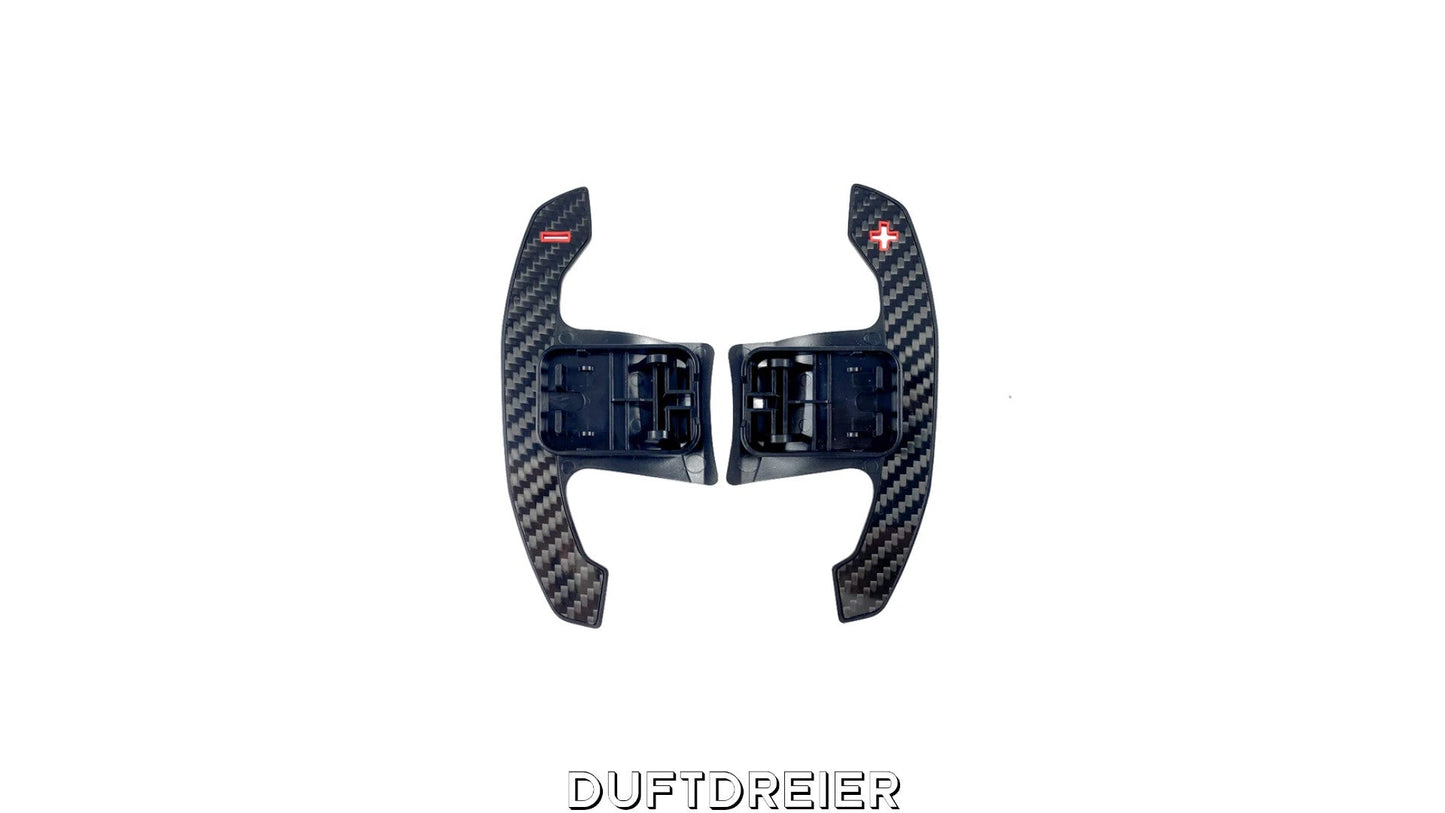 Carbon Schaltwippen passend für BMW E90 E91 E92 E93 LCI - DuftDreier