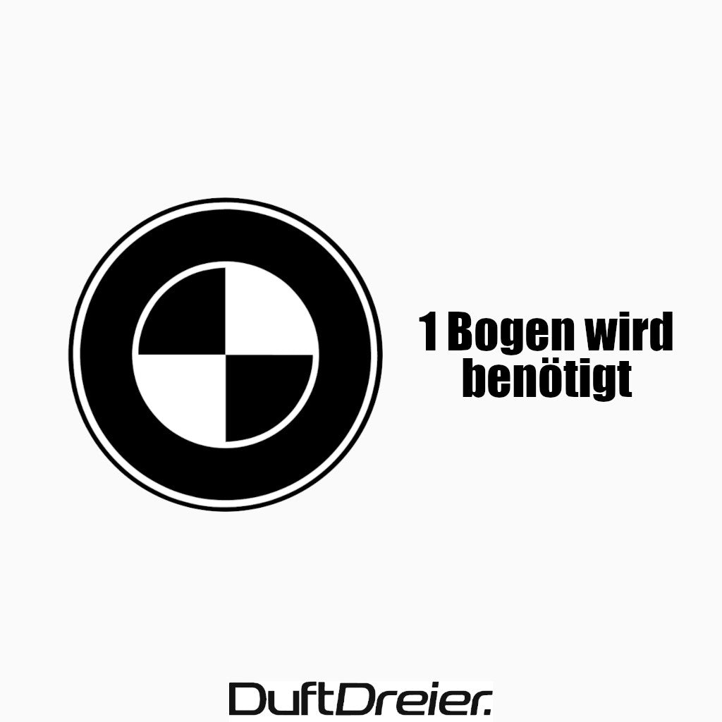 Emblem Ecken für Schwarze BMW Embleme - DuftDreier