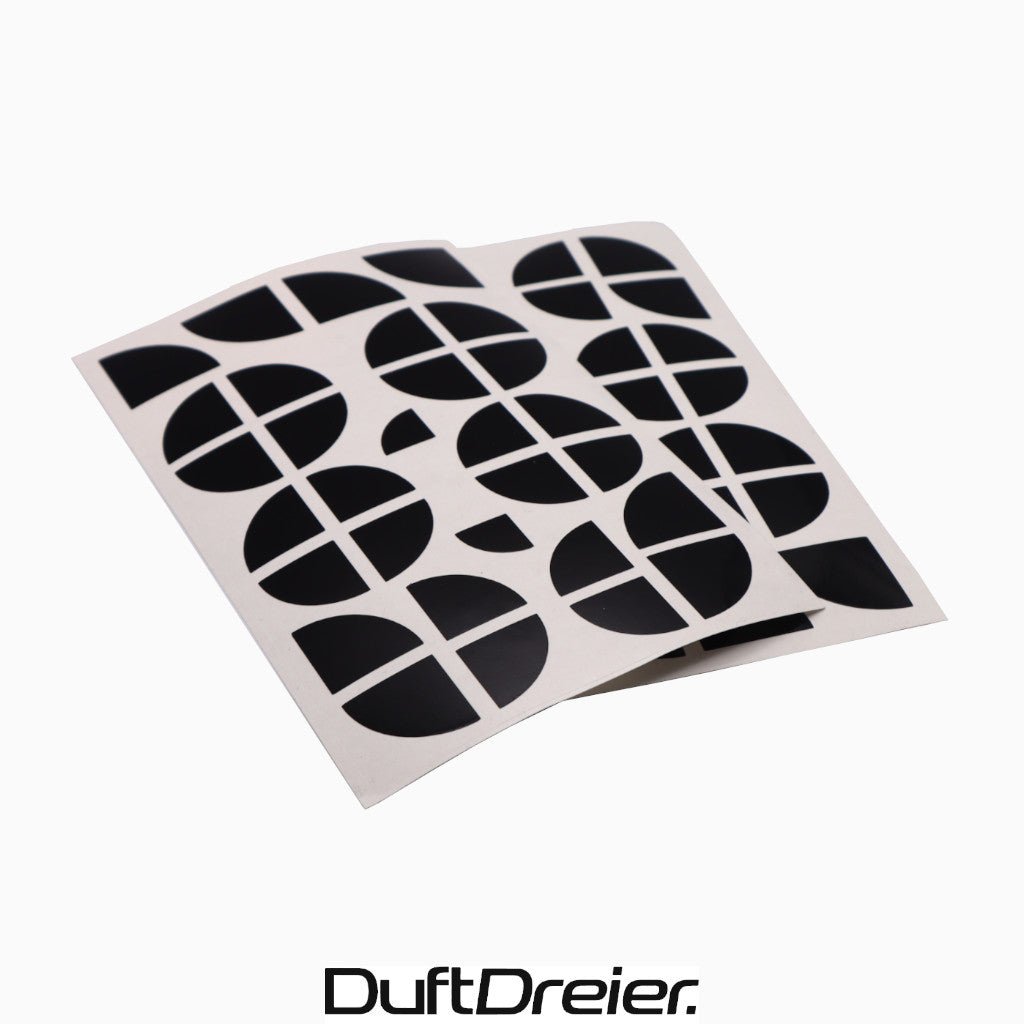 Emblem Ecken für Schwarze BMW Embleme - DuftDreier