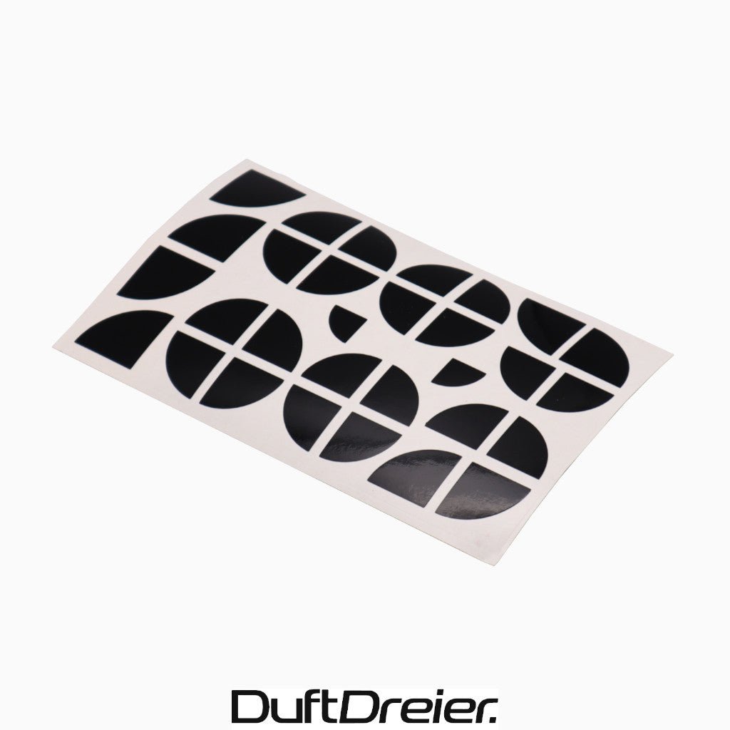 Emblem Ecken für Schwarze BMW Embleme - DuftDreier