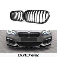 Schwarze Nieren Kühlergrill passend für BMW 1er F20 F21 - DuftDreier