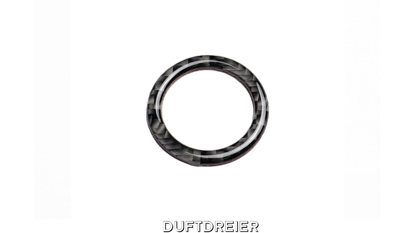 Startknopf RIng Sticker Carbon